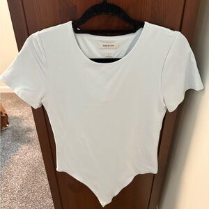 Babaton light blue body suit